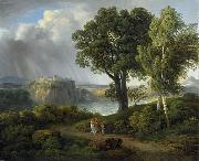 Johann Nepomuk Rauch Arkadische Landschaft oil painting artist